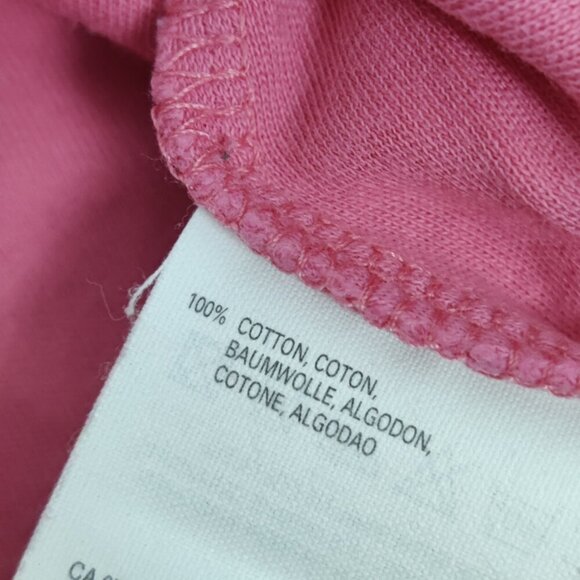 Mexx Women's Long Sleeve Top in Pink Size Large Y2K Black Ribbon Bow Detail - Picture 9 of 9